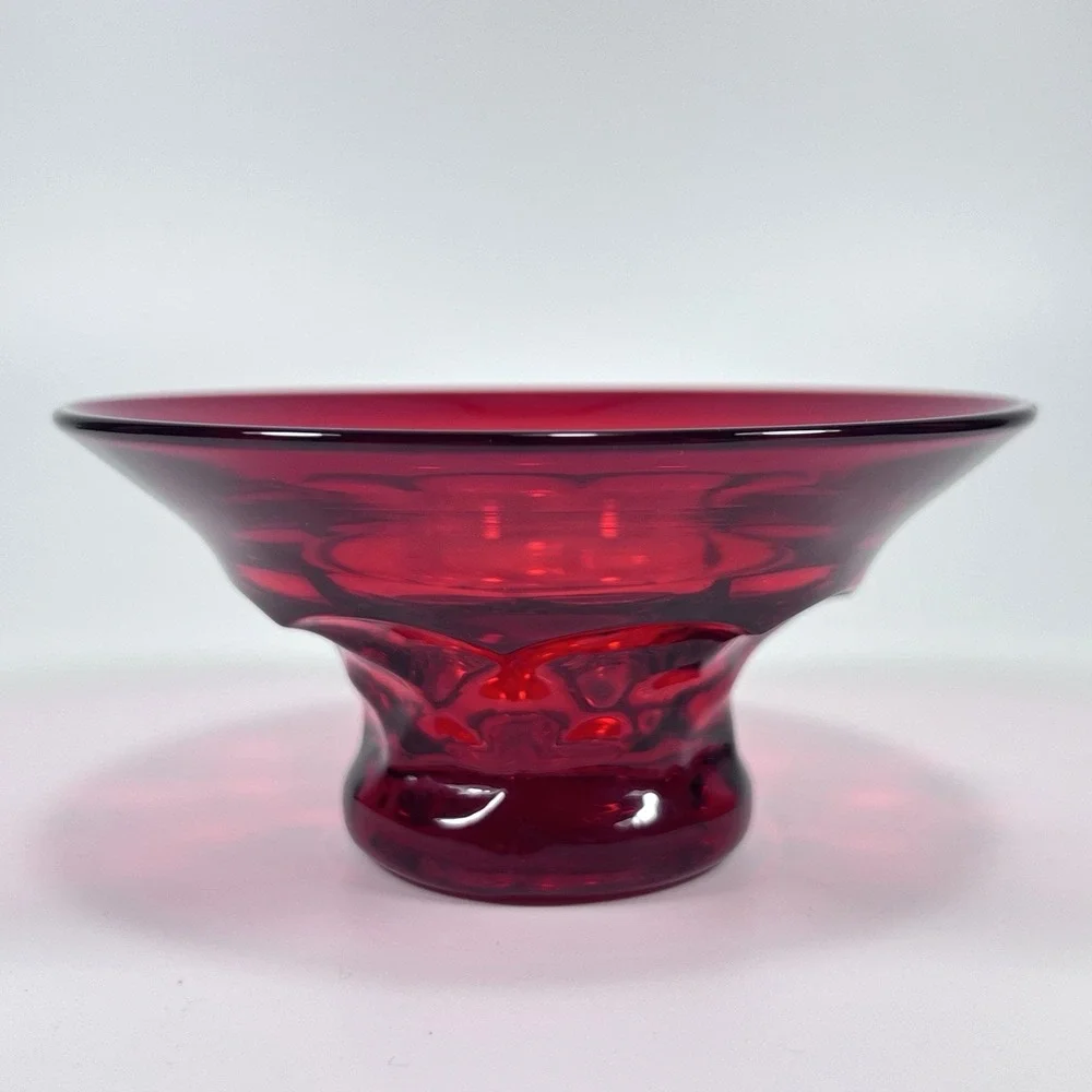 Cambridge Glass Georgian Sherbet‎ In Carmen Red Ruby Elegant 5
